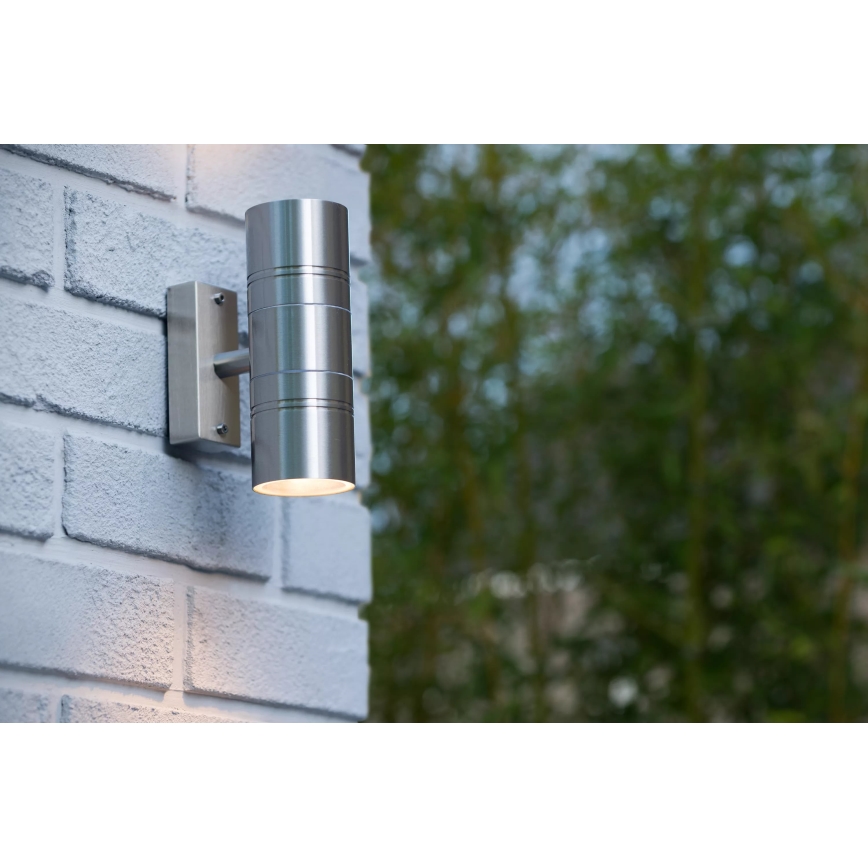Lucide 14867/11/12 - LED Venkovní nástěnné svítidlo ARNE-LED 2xGU10/5W/230V IP44