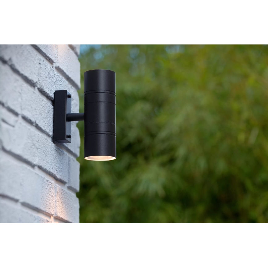 Lucide 14867/11/30 - LED Venkovní nástěnné svítidlo ARNE-LED 2xGU10/5W/230V IP44