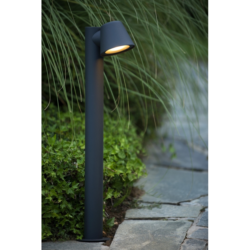 Lucide 14881/70/30 - LED Venkovní lampa DINGO 1xGU10/5W/230V IP44 antracit