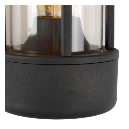 Lucide 14893/01/30 - Venkovní nástěnné svítidlo se senzorem soumraku LORI 1xE27/15W/230V IP44