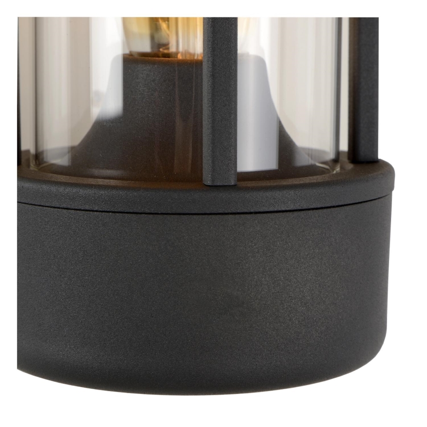 Lucide 14893/01/30 - Venkovní nástěnné svítidlo se senzorem soumraku LORI 1xE27/15W/230V IP44