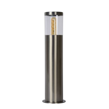 Lucide 14899/50/12 - Venkovní lampa FEDOR 1xE27/40W/230V IP44 49 cm matný chrom