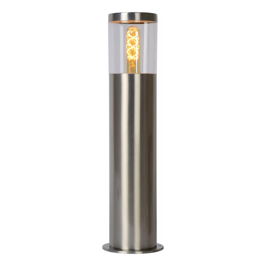 Lucide 14899/50/12 - Venkovní lampa FEDOR 1xE27/40W/230V IP44 49 cm matný chrom
