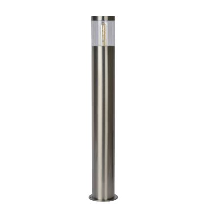 Lucide 14899/80/12 - Venkovní lampa FEDOR 1xE27/40W/230V IP44 79 cm matný chrom