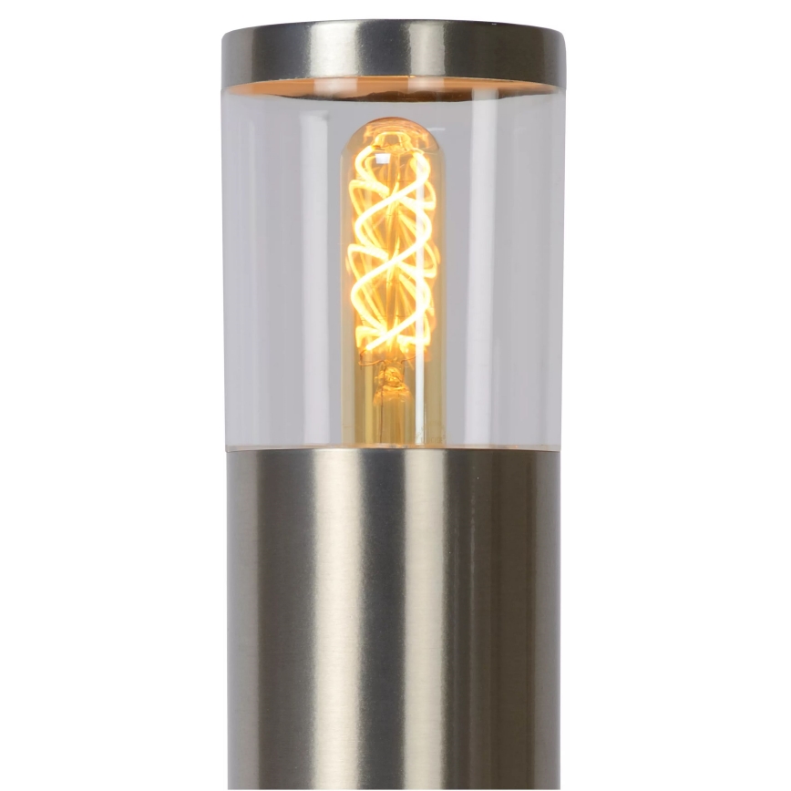 Lucide 14899/80/12 - Venkovní lampa FEDOR 1xE27/40W/230V IP44 79 cm matný chrom
