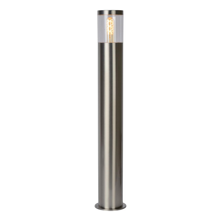 Lucide 14899/80/12 - Venkovní lampa FEDOR 1xE27/40W/230V IP44 79 cm matný chrom
