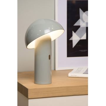 Lucide 15599/06/36 - LED Stmívatelná stolní lampa FUNGO LED/7,5W/230V šedá