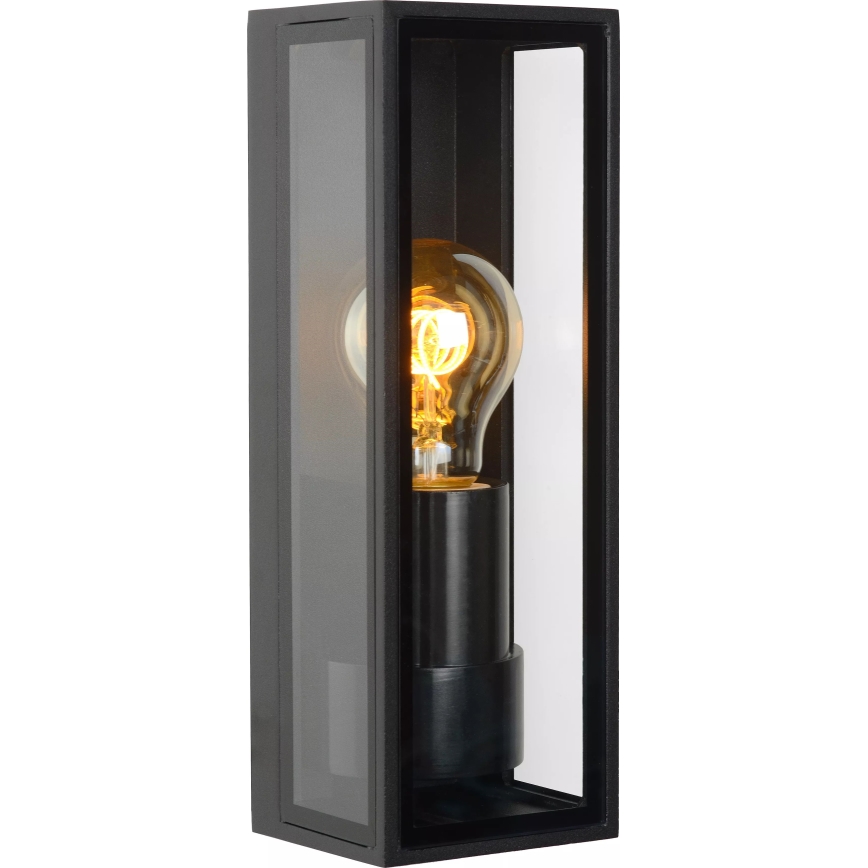 Lucide 15802/01/30 - Venkovní nástěnné svítidlo DUKAN 1xE27/15W/230V IP65 černá
