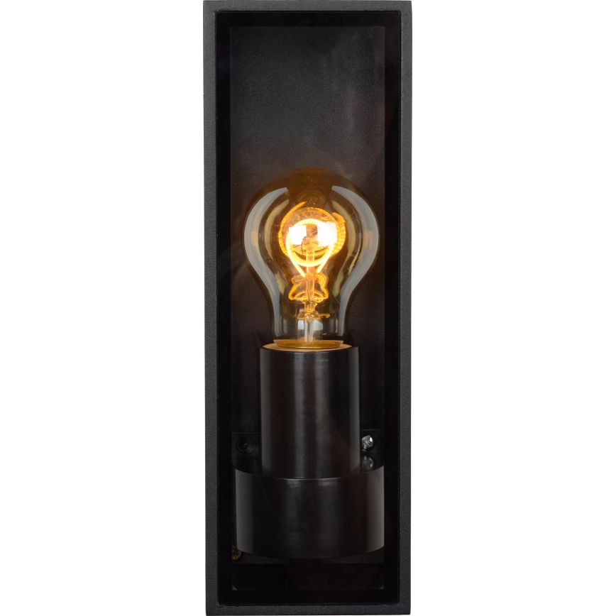 Lucide 15802/01/30 - Venkovní nástěnné svítidlo DUKAN 1xE27/15W/230V IP65 černá