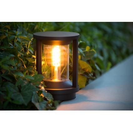Lucide 15804/22/30 - Venkovní lampa CADIX 1xE27/15W/230V 22 cm IP65 černá