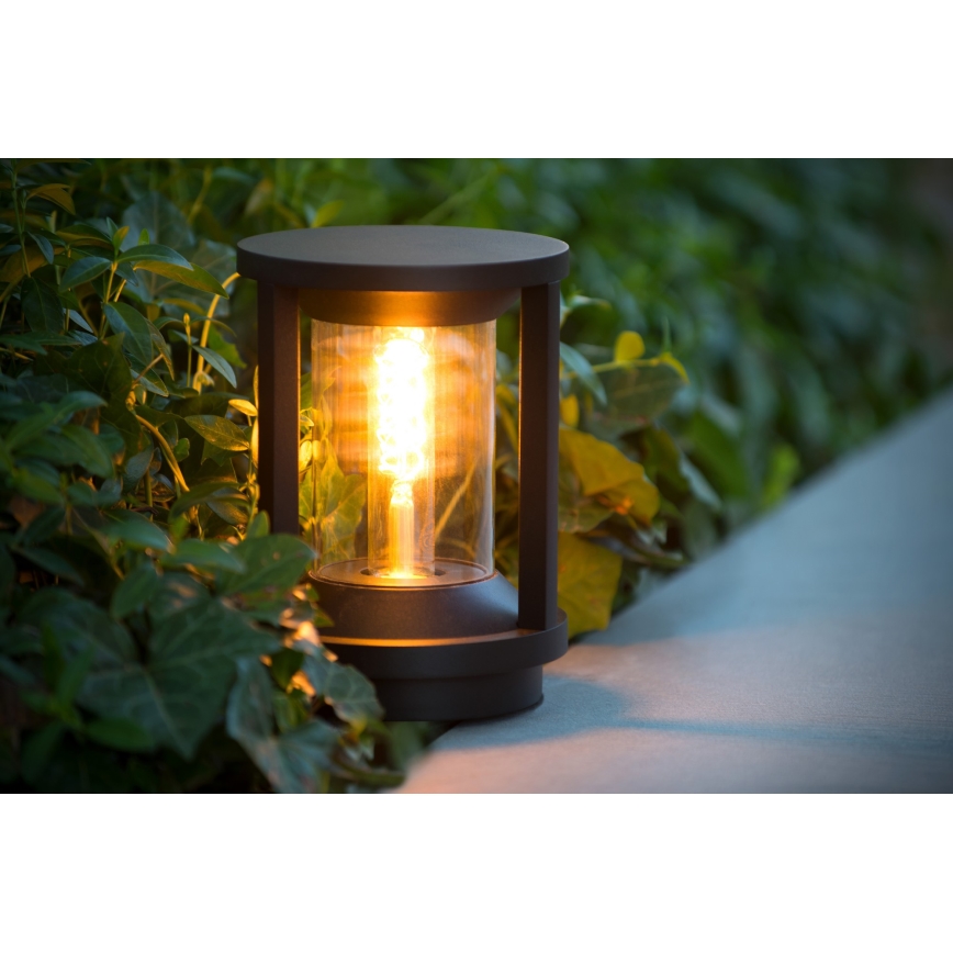 Lucide 15804/22/30 - Venkovní lampa CADIX 1xE27/15W/230V 22 cm IP65 černá