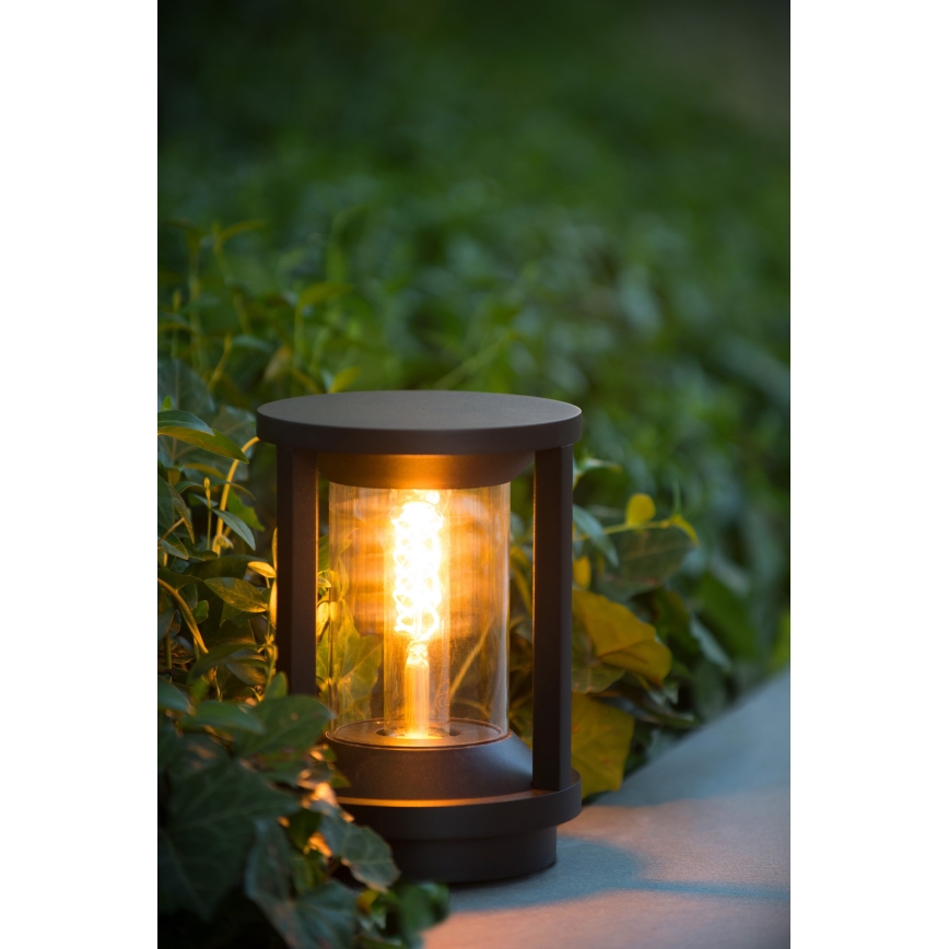 Lucide 15804/22/30 - Venkovní lampa CADIX 1xE27/15W/230V 22 cm IP65 černá