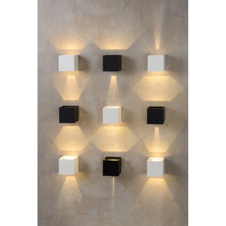 Lucide 17293/02/31 - LED venkovní nástěnné svítidlo XIA 2xLED/1W/230V IP54