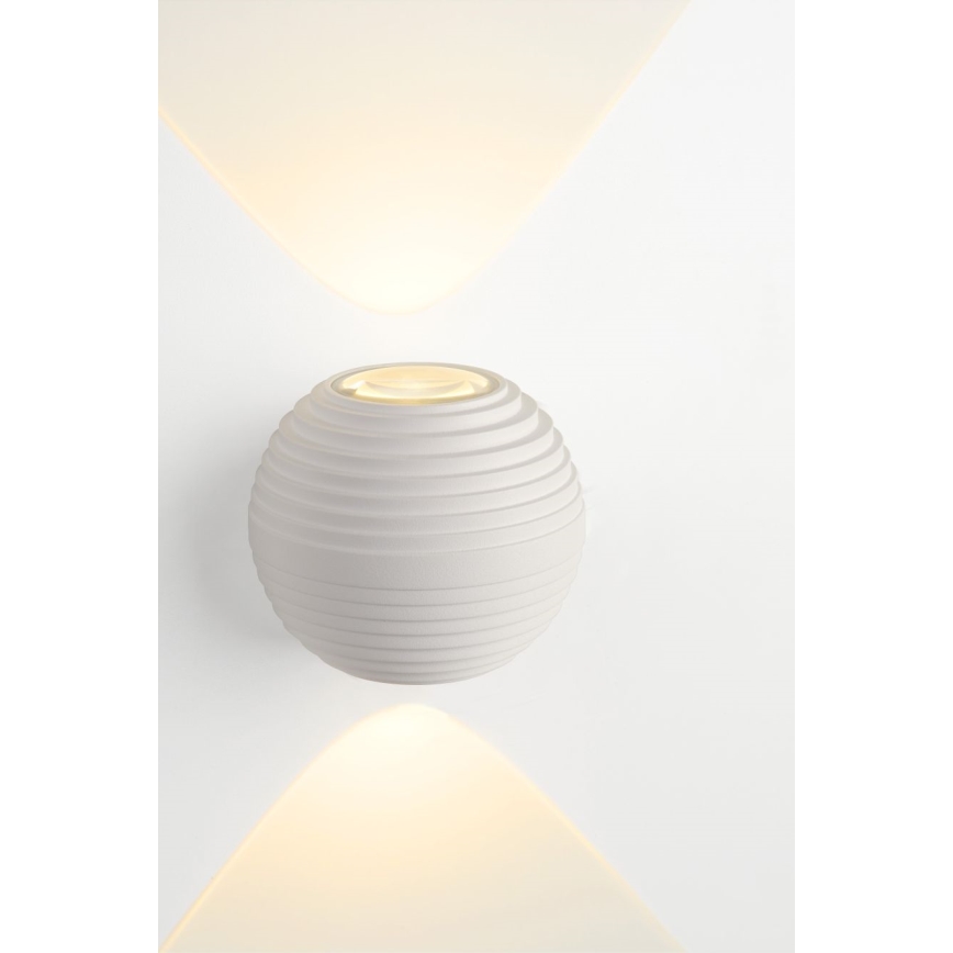 Lucide 17804/06/31 - LED venkovní nástěnné svítidlo AYO 2xLED/3W/230V bílé IP54