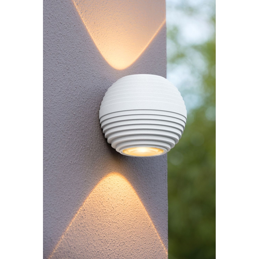 Lucide 17804/06/31 - LED venkovní nástěnné svítidlo AYO 2xLED/3W/230V bílé IP54