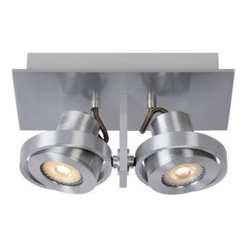 Lucide 17906/10/12 - LED Stmívatelné bodové svítidlo LANDA 2xGU10/4,5W/230V matný chrom