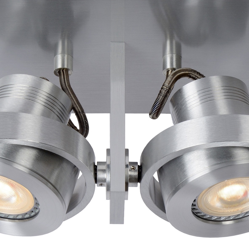 Lucide 17906/11/12 - LED Stmívatelné bodové svítidlo LANDA 2xGU10/5W/230V matný chrom