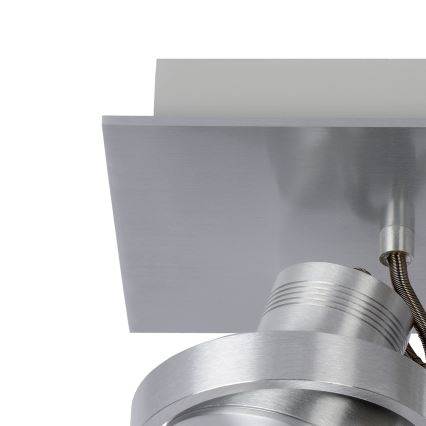 Lucide 17906/11/12 - LED Stmívatelné bodové svítidlo LANDA 2xGU10/5W/230V matný chrom