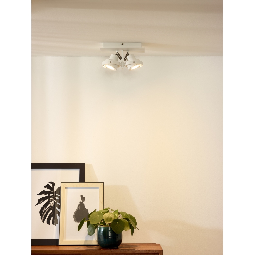Lucide 17906/11/31 - LED Stmívatelné bodové svítidlo LANDA 2xGU10/5W/230V bílá