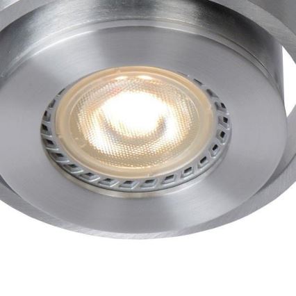 Lucide 17906/16/12 - LED Stmívatelné bodové svítidlo 3xGU10/5W/230V matný chrom