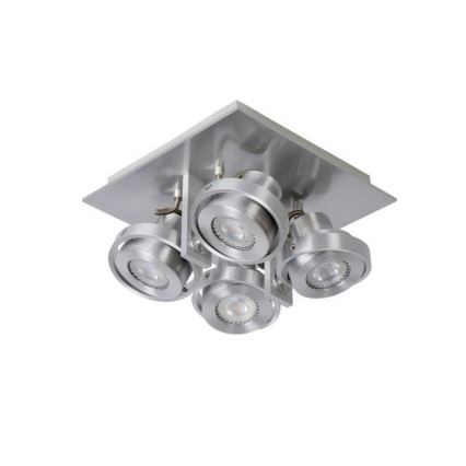 Lucide 17906/21/12 - LED Stmívatelné bodové svítidlo LANDA 4xGU10/5W/230V matný chrom