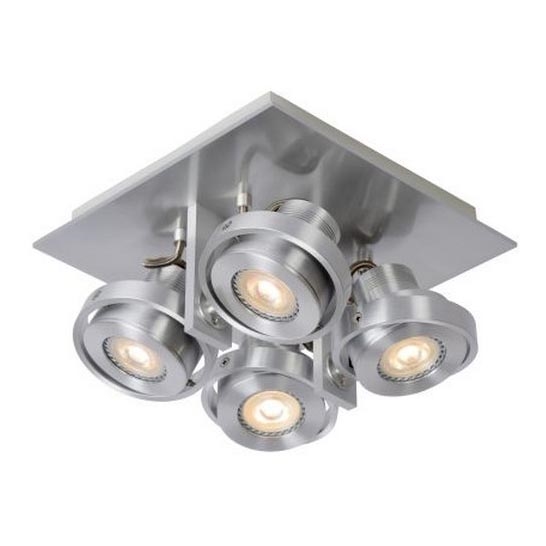 Lucide 17906/21/12 - LED Stmívatelné bodové svítidlo LANDA 4xGU10/5W/230V matný chrom