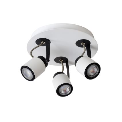 Lucide 17989/15/31 - LED Stmívatelné bodové svítidlo DICA LED 3xGU10/5W/230V bílá
