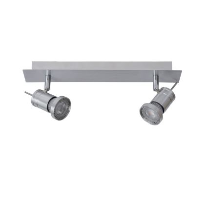 Lucide 17990/10/12 - LED bodové svítidlo TWINNY-LED 2xGU10/4,5W/230V matný chrom