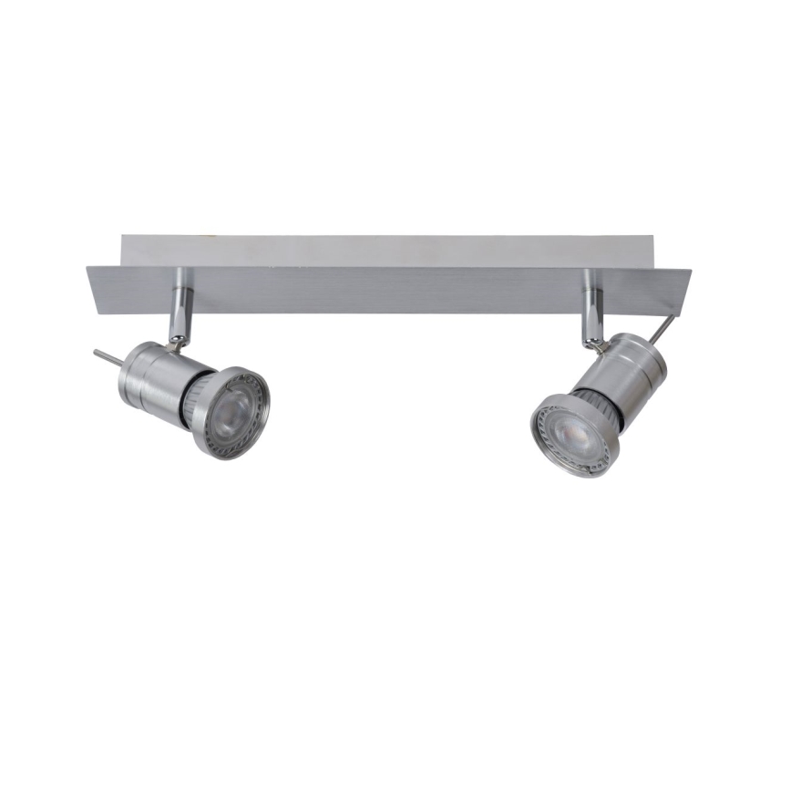 Lucide 17990/10/12 - LED bodové svítidlo TWINNY-LED 2xGU10/4,5W/230V matný chrom