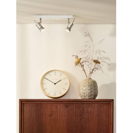 Lucide 17990/10/12 - LED bodové svítidlo TWINNY-LED 2xGU10/4,5W/230V matný chrom