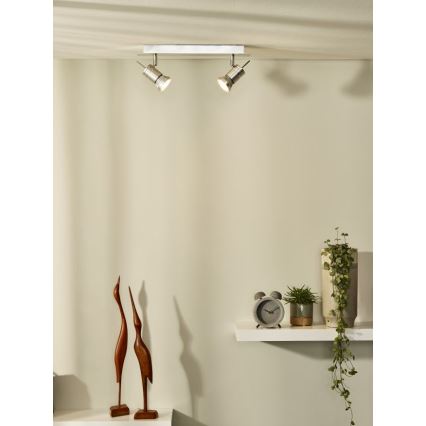 Lucide 17990/10/12 - LED bodové svítidlo TWINNY-LED 2xGU10/4,5W/230V matný chrom