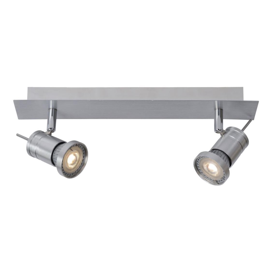Lucide 17990/10/12 - LED bodové svítidlo TWINNY-LED 2xGU10/4,5W/230V matný chrom