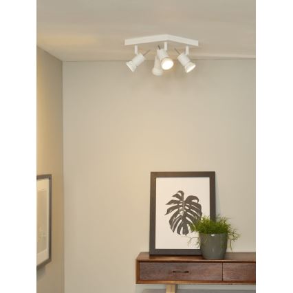 Lucide 17990/19/31 - LED bodové svítidlo TWINNY-LED 4xGU10/4,5W/230V bílé 25cm