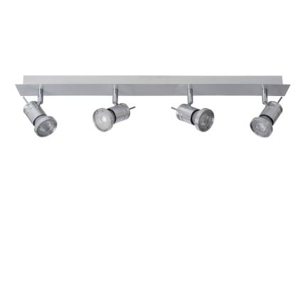 Lucide 17990/20/12 - LED bodové svítidlo TWINNY-LED 4xGU10/4,5W/230V matný chrom 63 cm