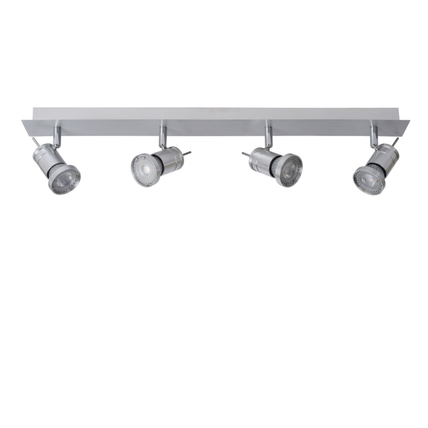 Lucide 17990/20/12 - LED bodové svítidlo TWINNY-LED 4xGU10/4,5W/230V matný chrom 63 cm