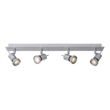 Lucide 17990/20/12 - LED bodové svítidlo TWINNY-LED 4xGU10/4,5W/230V matný chrom 63 cm