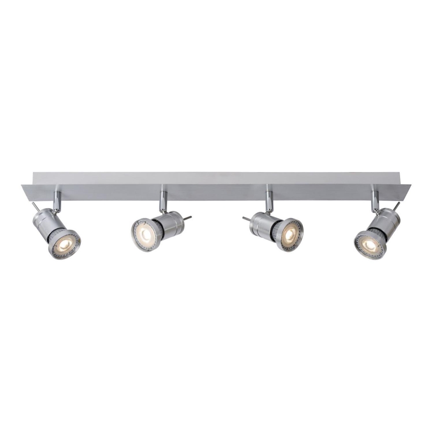 Lucide 17990/20/12 - LED bodové svítidlo TWINNY-LED 4xGU10/4,5W/230V matný chrom 63 cm