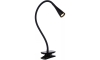 Lucide 18256/03/30 - LED Stmívatelná dotyková stolní lampa s klipem ZOZY LED/4W/230V černá