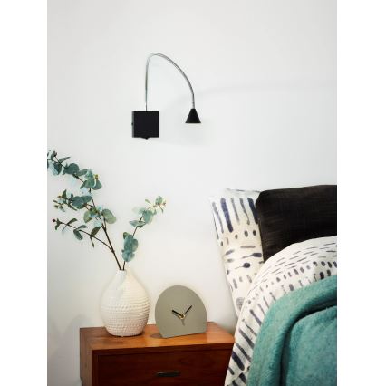 Lucide 18293/03/30 - LED Flexibilní lampička BUDDY LED/3W/230V černá