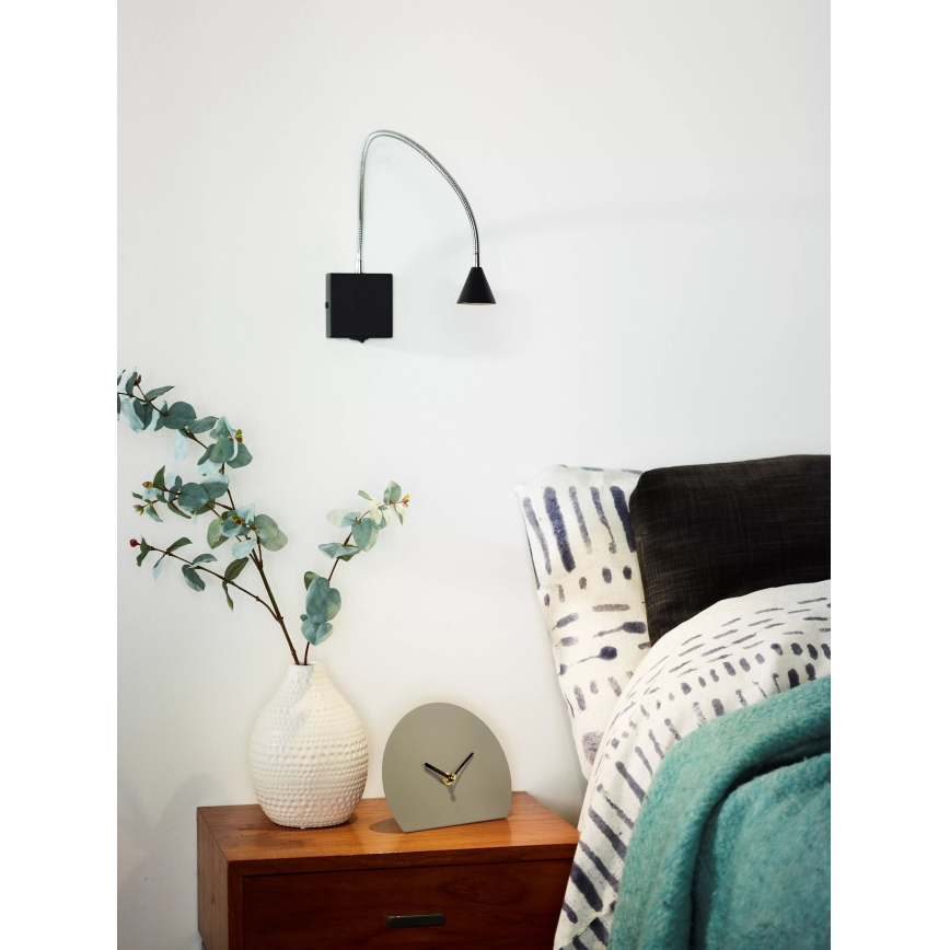 Lucide 18293/03/30 - LED Flexibilní lampička BUDDY LED/3W/230V černá