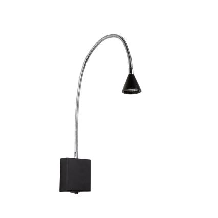 Lucide 18293/03/30 - LED Flexibilní lampička BUDDY LED/3W/230V černá