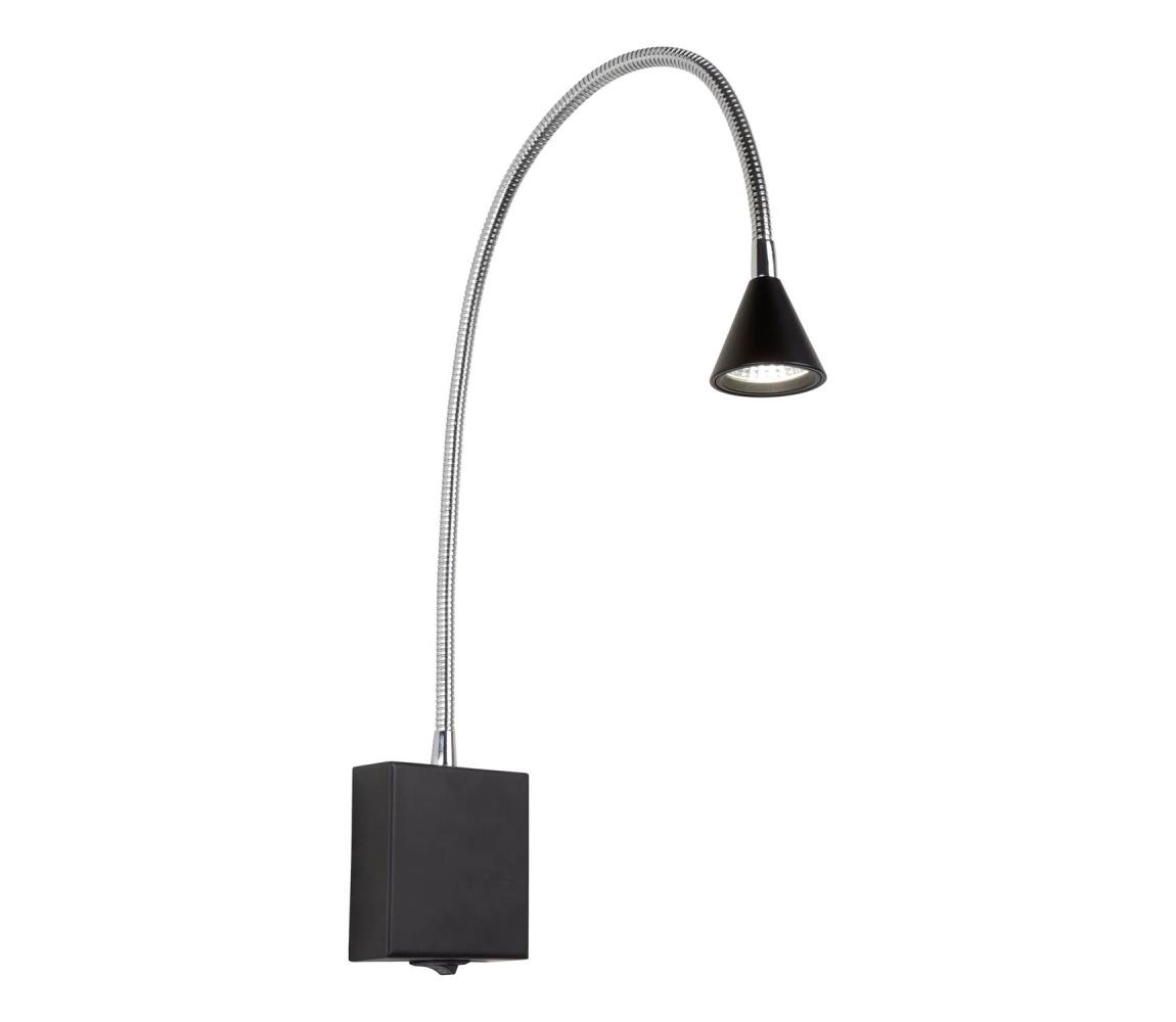Lucide Lucide 18293/03/30 - LED Nástěnné bodové svítidlo BUDDY LED/3W/230V černá LC0506