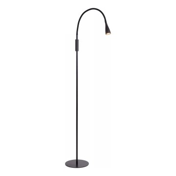 Lucide 18756/03/30 - LED Stmívatelná flexibilní dotyková stojací lampa ZOZY LED/4W/230V černá
