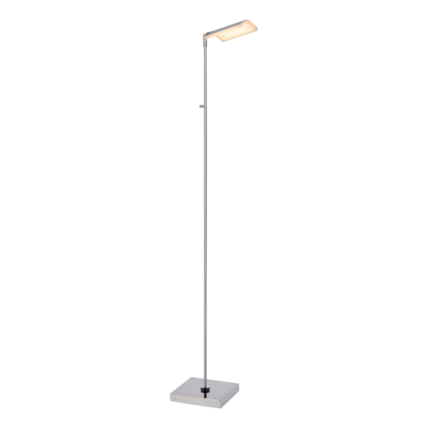 Lucide 19730/10/11 - LED Stmívatelná stojací lampa AARON LED/12W/230V lesklý chrom