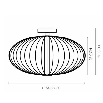 Lucide 20114/50/30 - LED Stmívatelné stropní svítidlo CARBONY LED/5W/230V