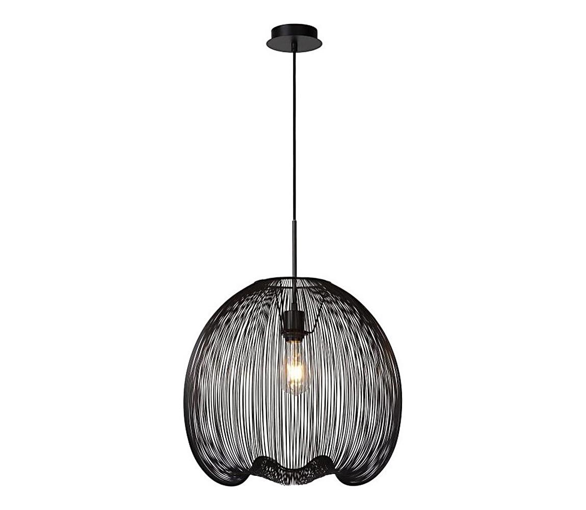 Lucide Lucide 20401/45/30 - Závěsné svítidlo WIRIO 1xE27/60W/230V černé 46 cm LC1398