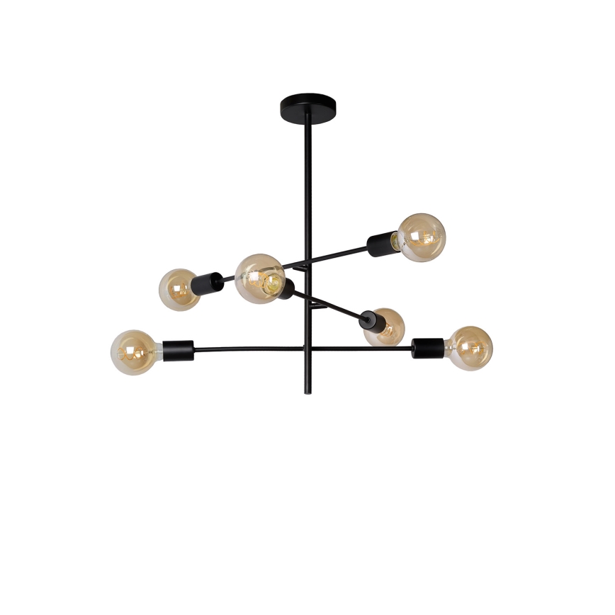 Lucide 21119/06/30 - Lustr na tyči LESTER 6xE27/40W/230V