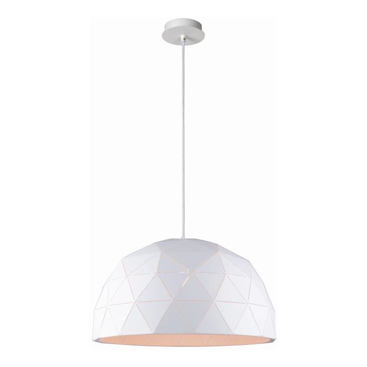 Lucide 21409/60/31 - Závěsné svítidlo OTONA 1xE27/60W/230V bílé