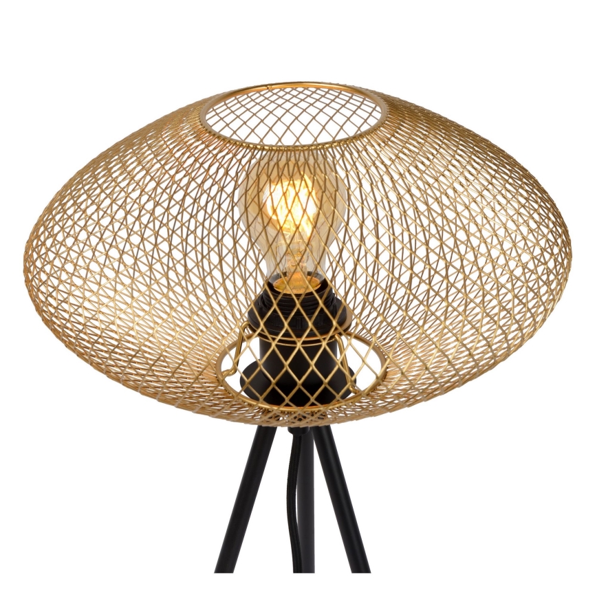 Lucide 21523/01/02 - Stolní lampa MESH 1xE27/40W/230V mosaz