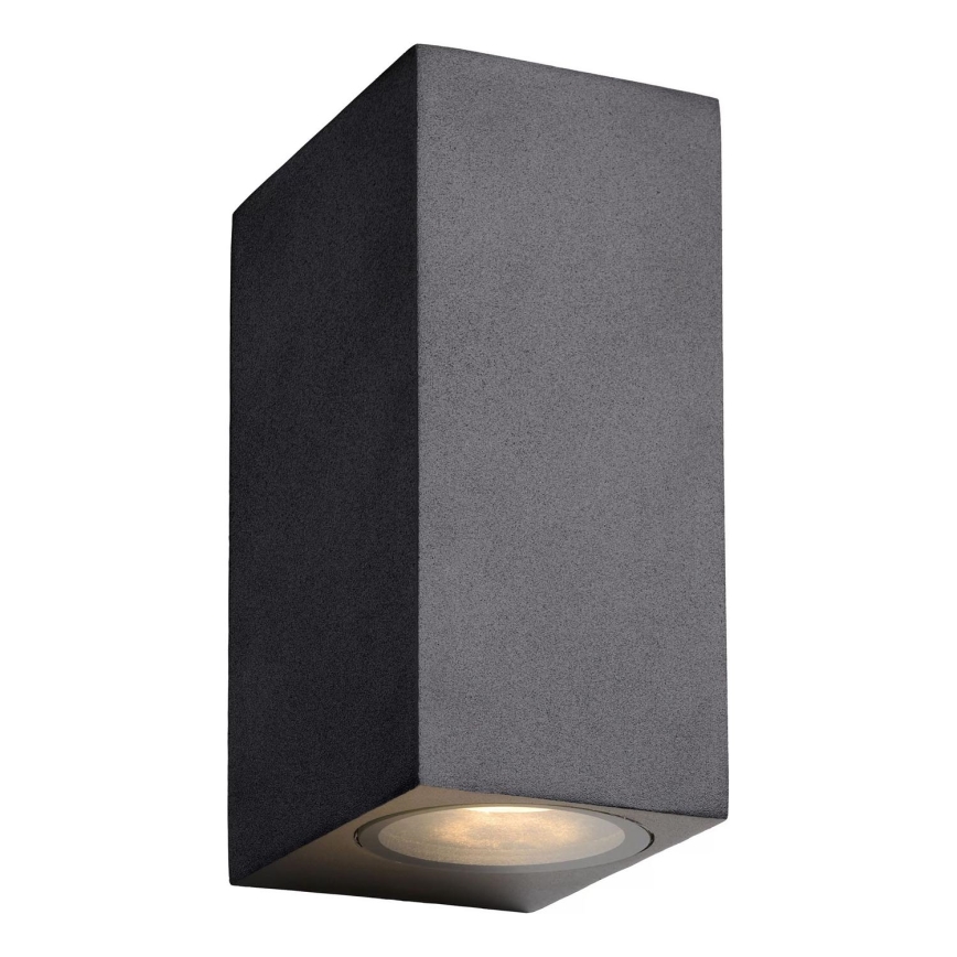 Lucide 22860/10/30 - LED Stmívatelné venkovní nástěnné svítidlo ZORA 2xGU10/5W/230V IP44